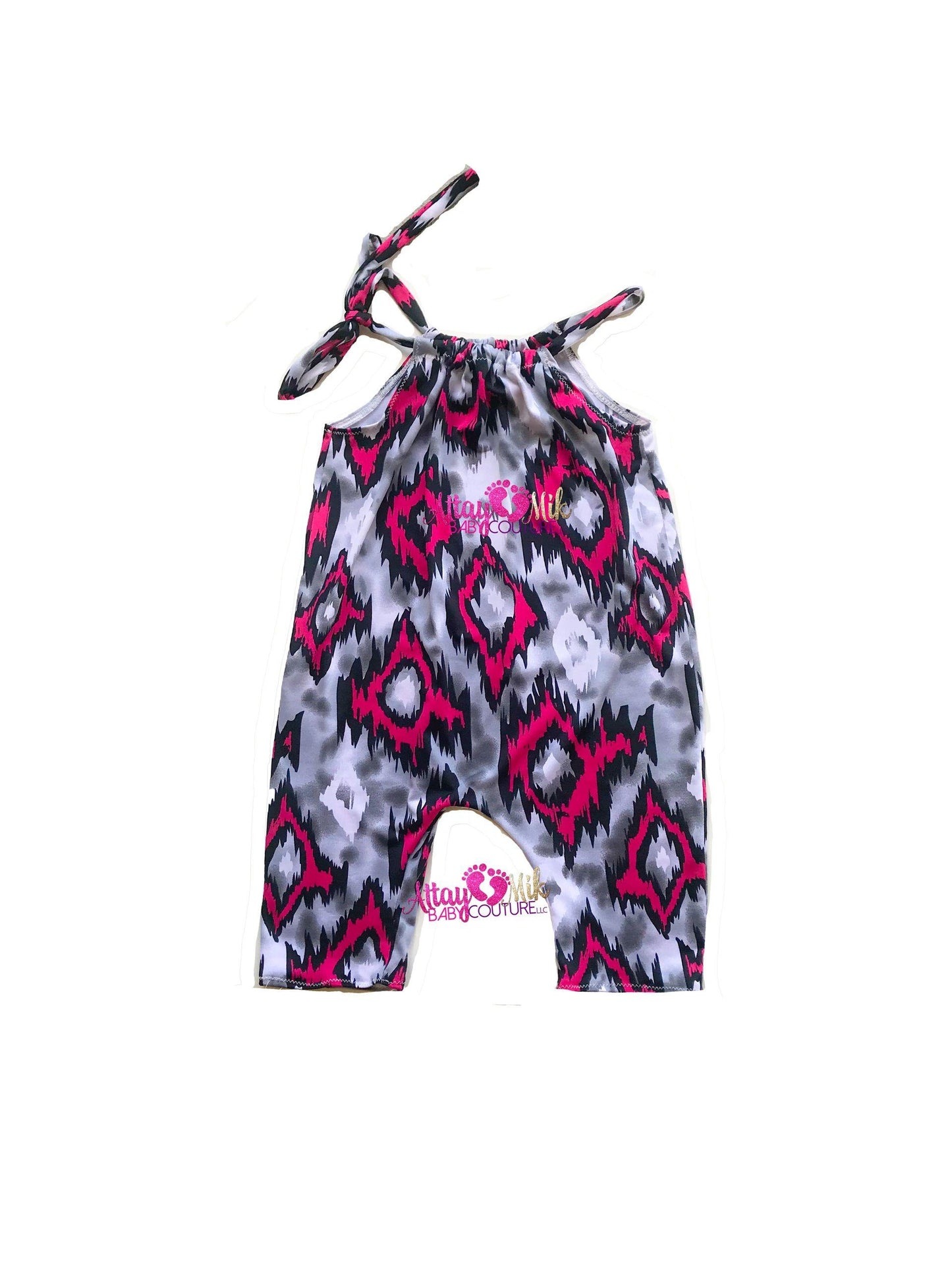 Pink Fire Romper