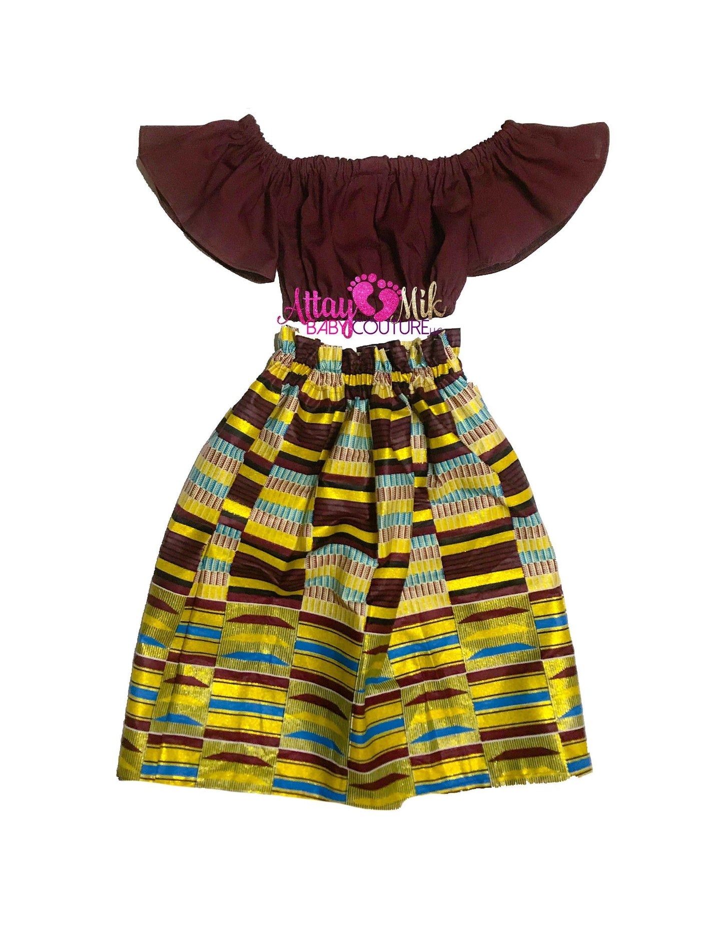 Golden African Outfit