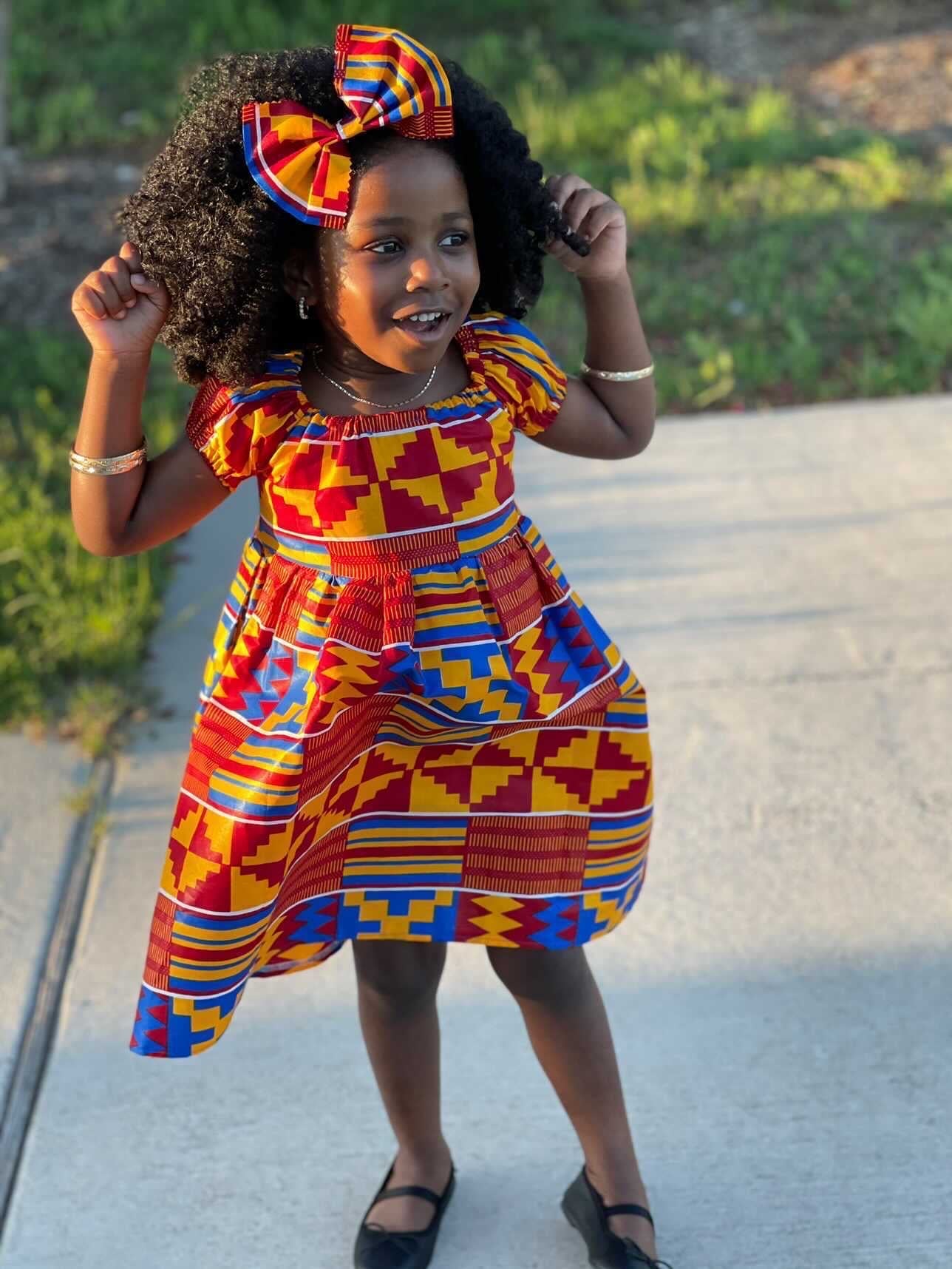 Toddler African Kente Cloth Dress | 9-12 months Toddler African Kente Cloth Dress | 9-12 months
