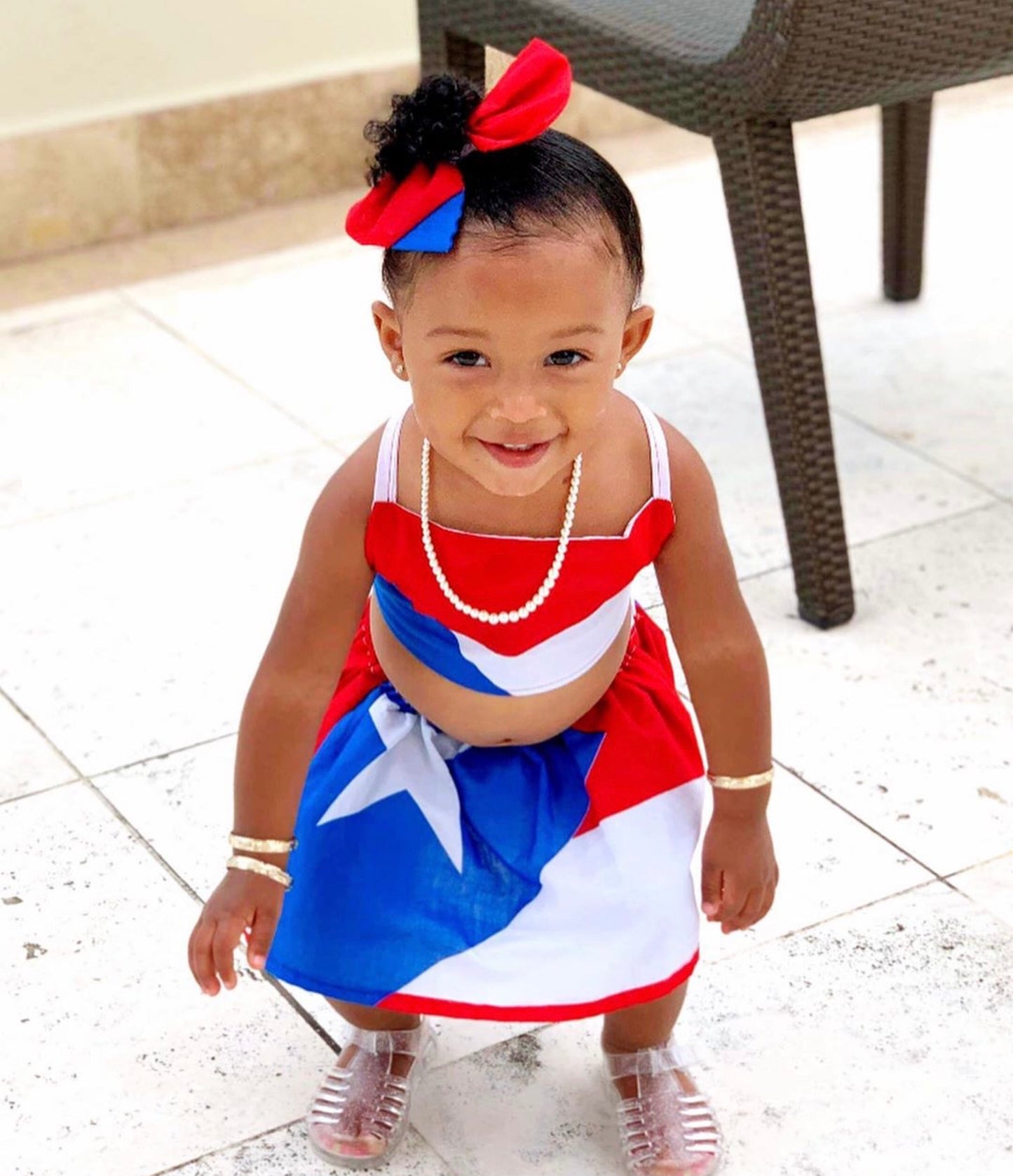 Puerto Rico Flag Outfit