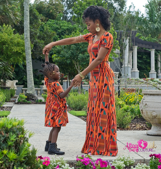 Mini African Love Mommy and Me Set