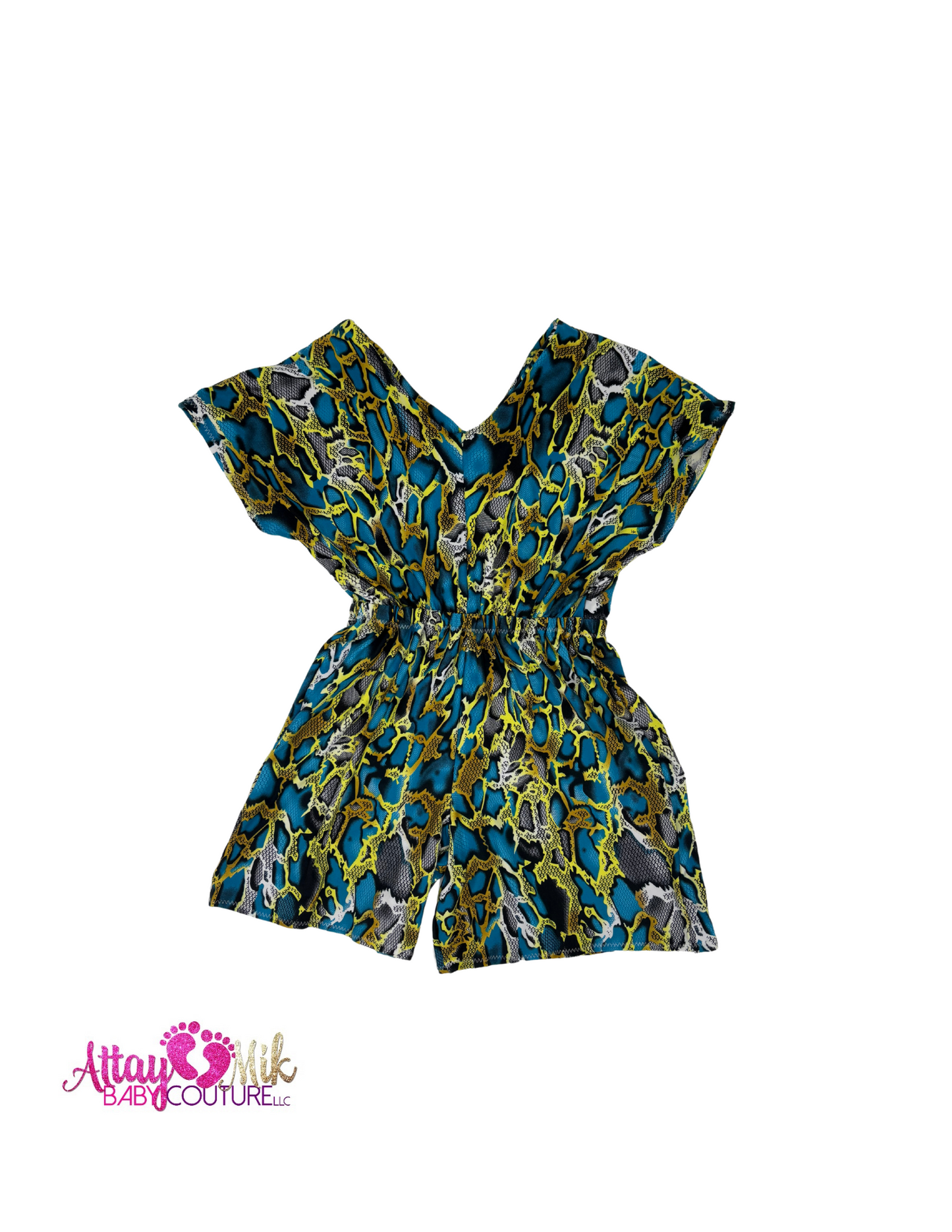 Blu Snake Romper