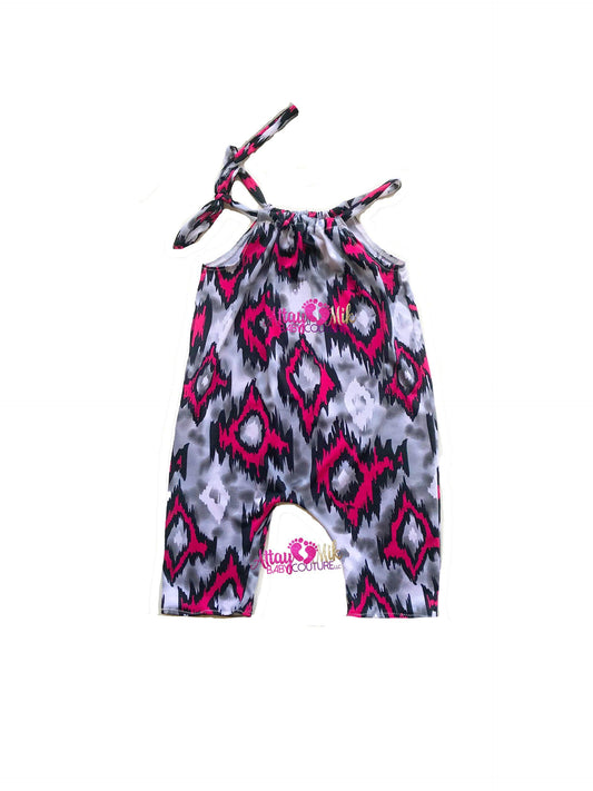 Pink Fire Romper