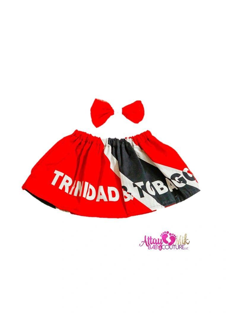 Trinidad and Tobago Flag Skirt 