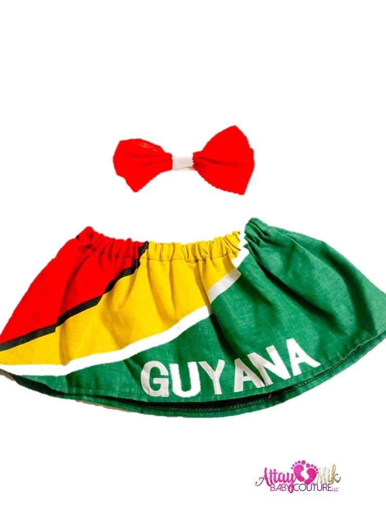 Guyana Flag Skirt 