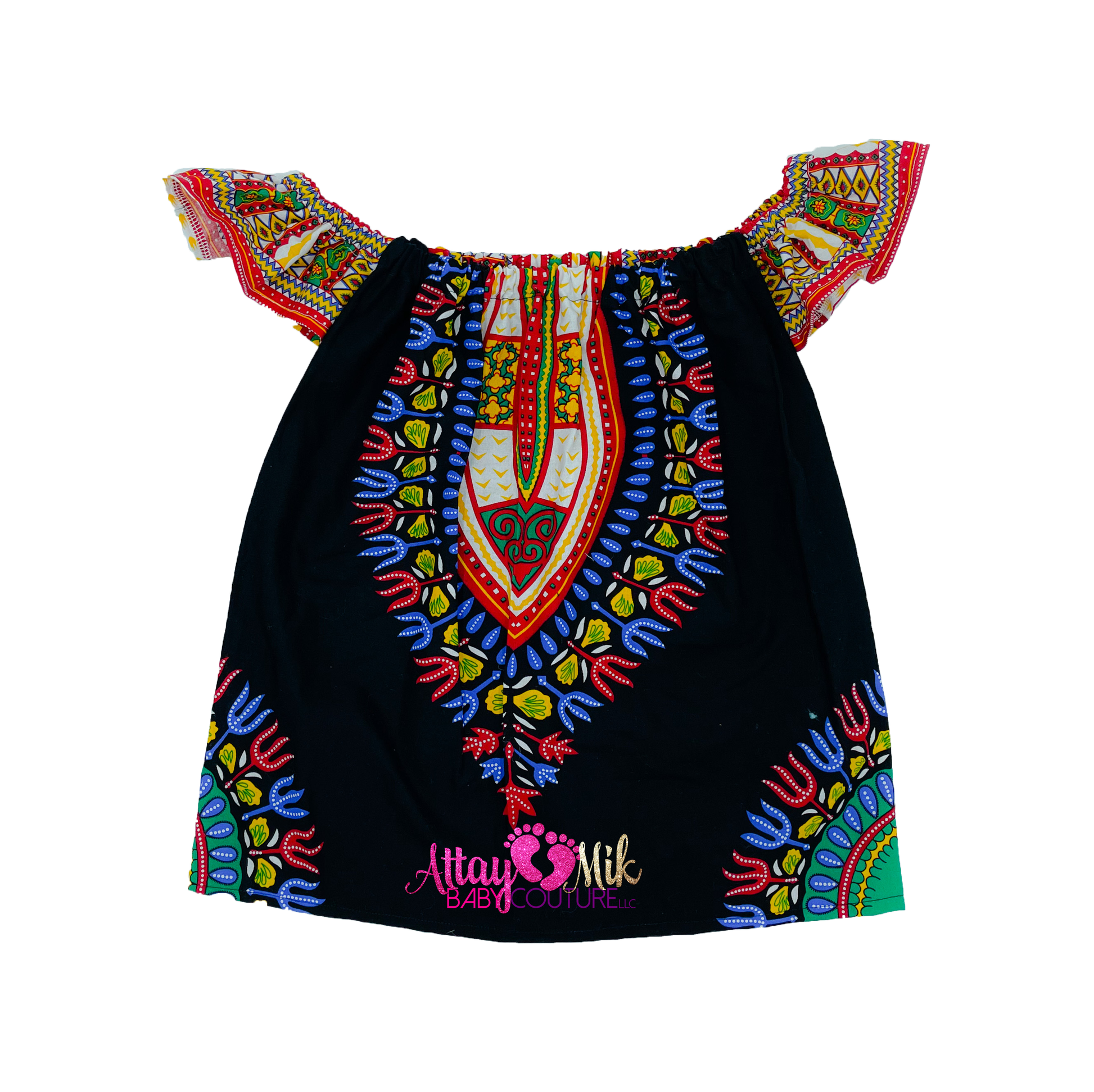 Black Dashiki Dress